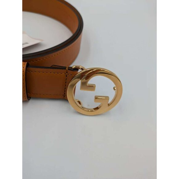 Gucci Women’s Ciny Lux Calfskin W30mm Belt Blondie Cognac 120cm 690557 main image 7